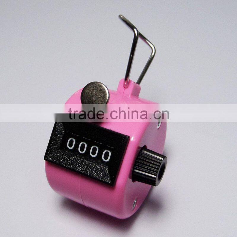 Multi functional 4 digital plastic manual tally counter