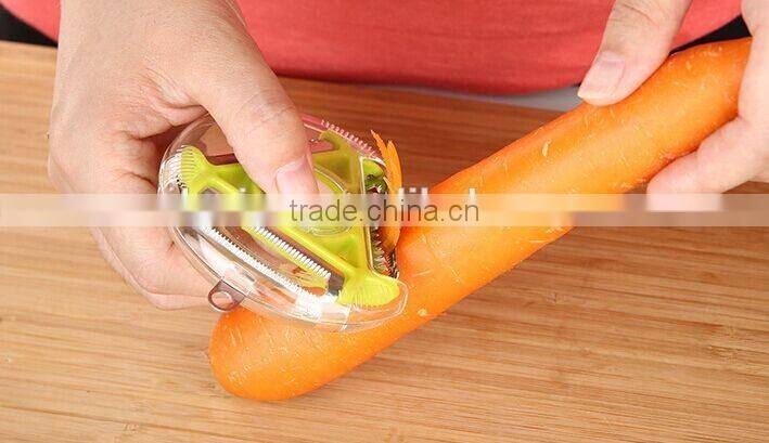 New Arrival Multifunction 3 In 1 Fruit & Vegetable Peeler