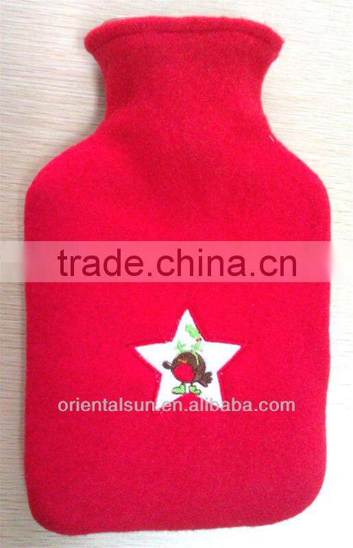Red Knitted Hot Water Bottle