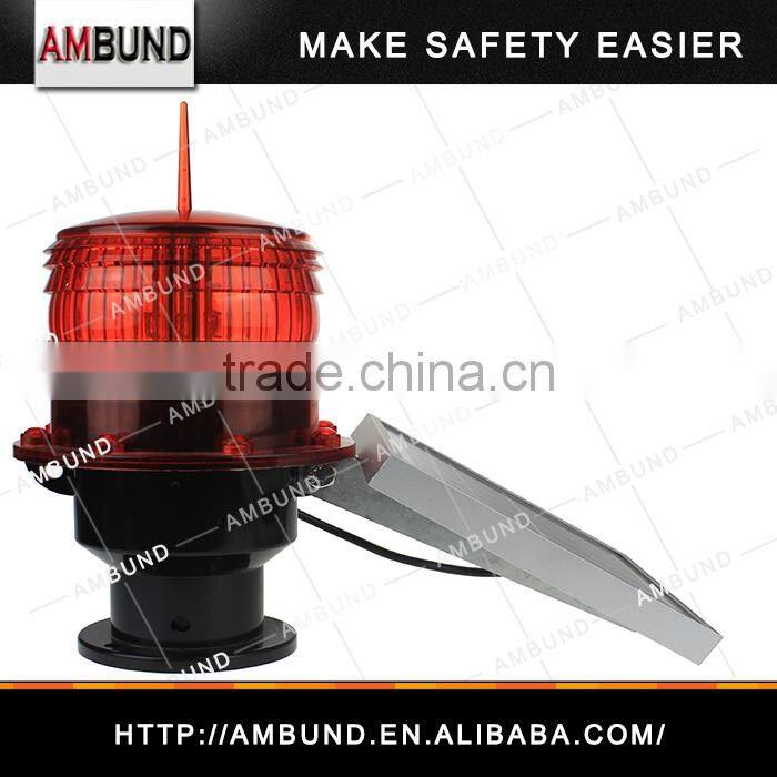 Waterproof IP65 with light control of Solar Aviation Obstruction Light