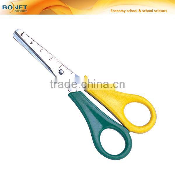 S71013 CE certificated 5" round tip practical and useful student scissors