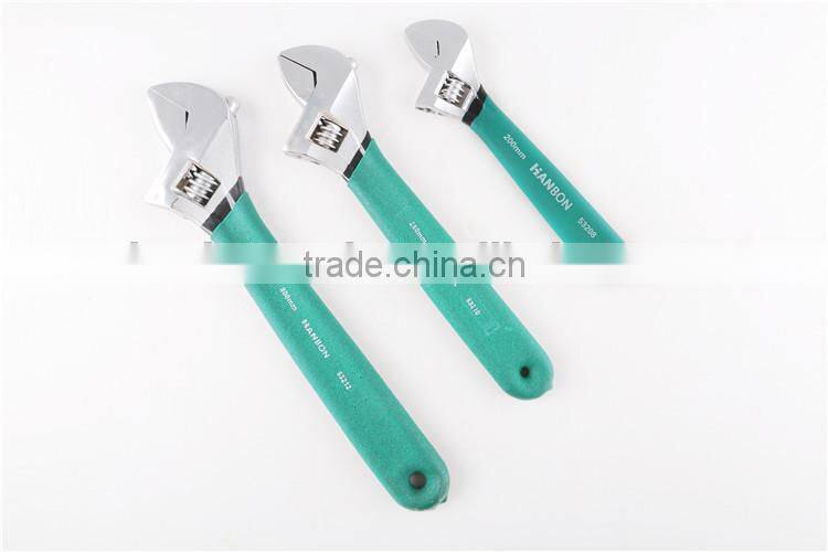 Hot Sale plastic handle Ajustable Wrench