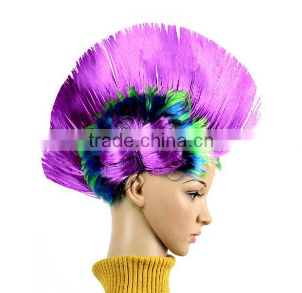 Colorful wig Wholesale Hippy Party Wig