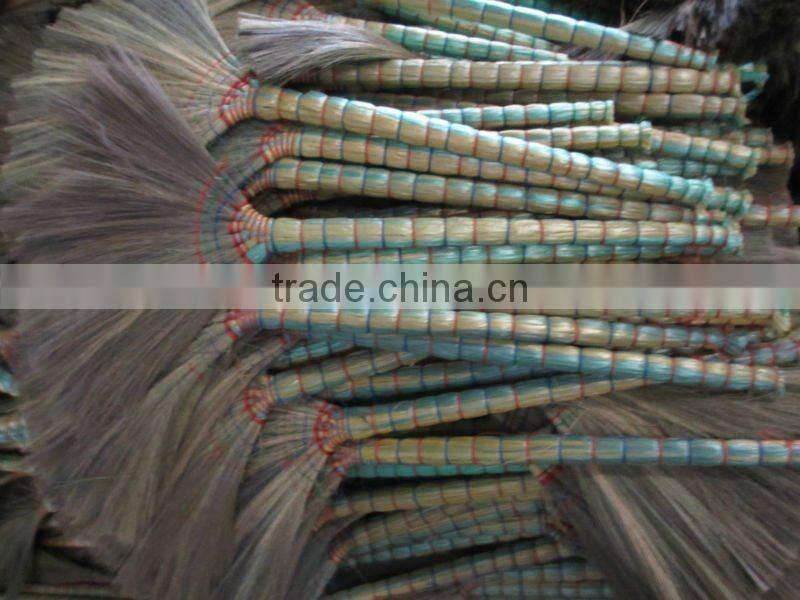 hot sale india grass broom with handle