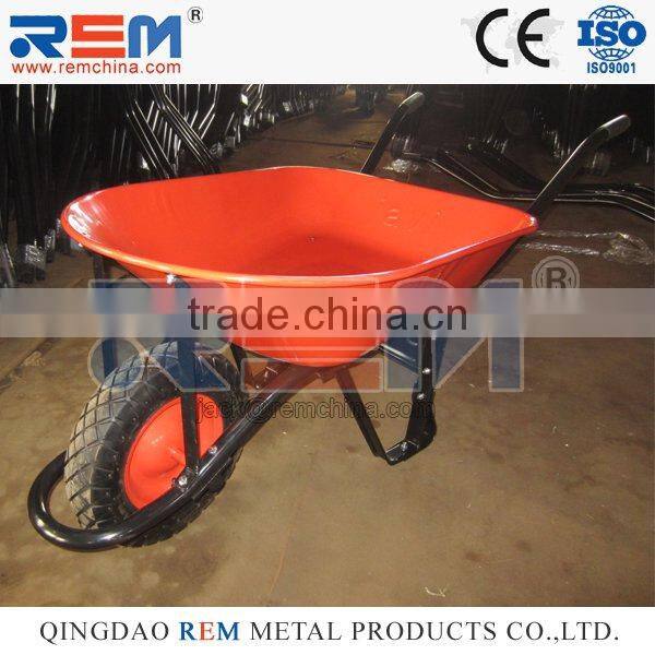 wheel barrow factory supply high quality heavy duty farm tools metal wheel barrow WB7503