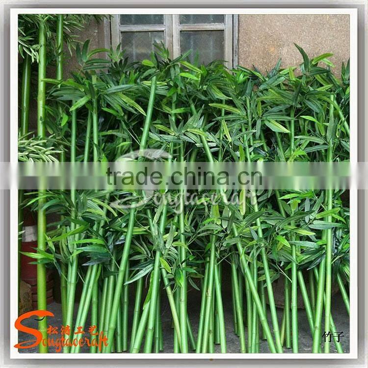 new style Artificial green outdoor artificial bamboo plants poles wholesale