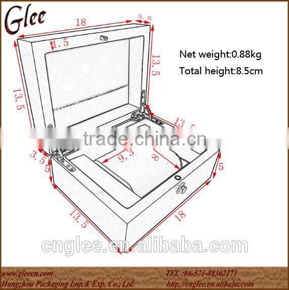 Cheap funky wooden watch boxes with lock wholesale