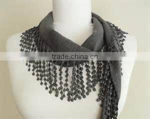 Keering supply fashion natural cotton fringe trim wholesale WLC-325