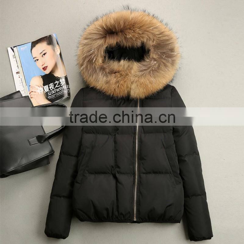 Latest Fashion Winter Short Down Jackets Woman Down Jacket Parka Winter 2016