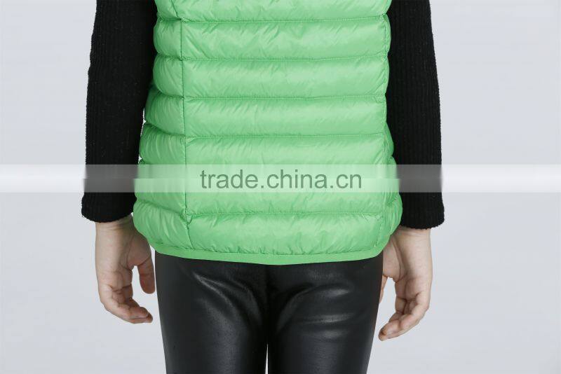 China manufacturer formal sleeveless winter jacket With Good Service