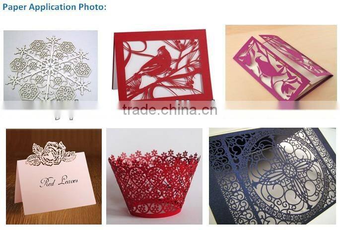 mini laser cutting and engraving machine for wedding card