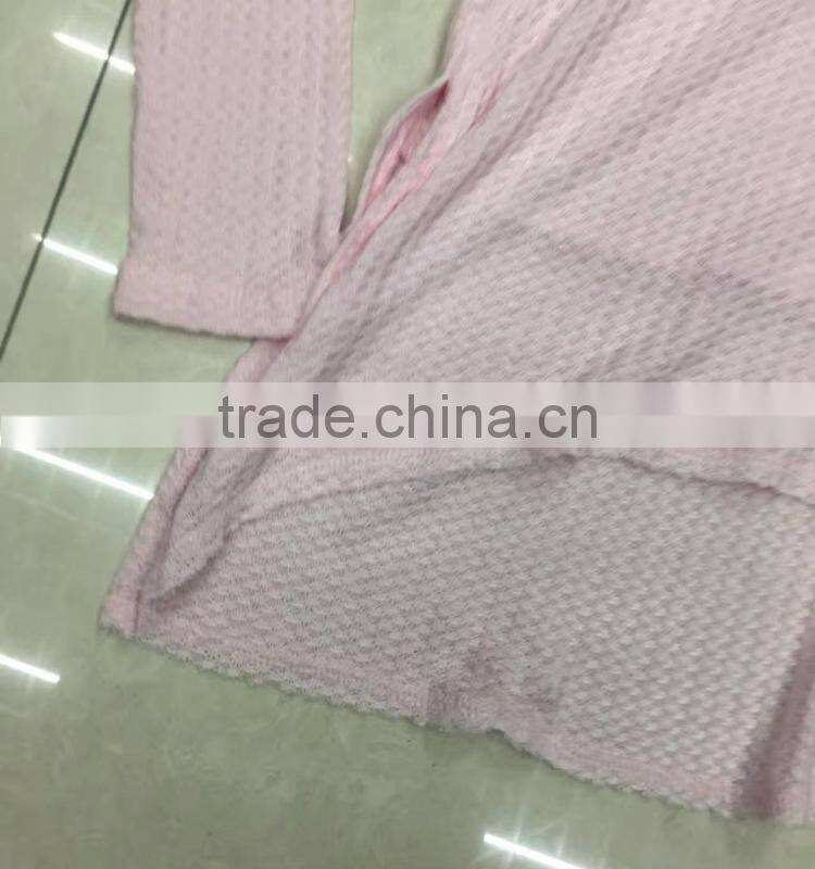 Stocklots women pink knitted cardigan fancy sleepwear