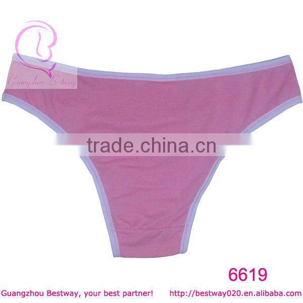 Girl sexy image red cotton panties sexy charming fashion