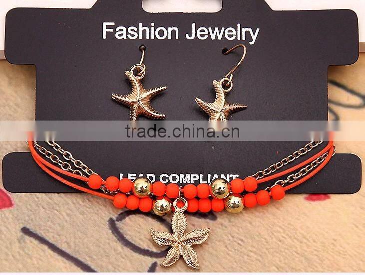 Enamel glaze jewelry set sweety cherry&strawberry earrings fruits design necklaces wholesale