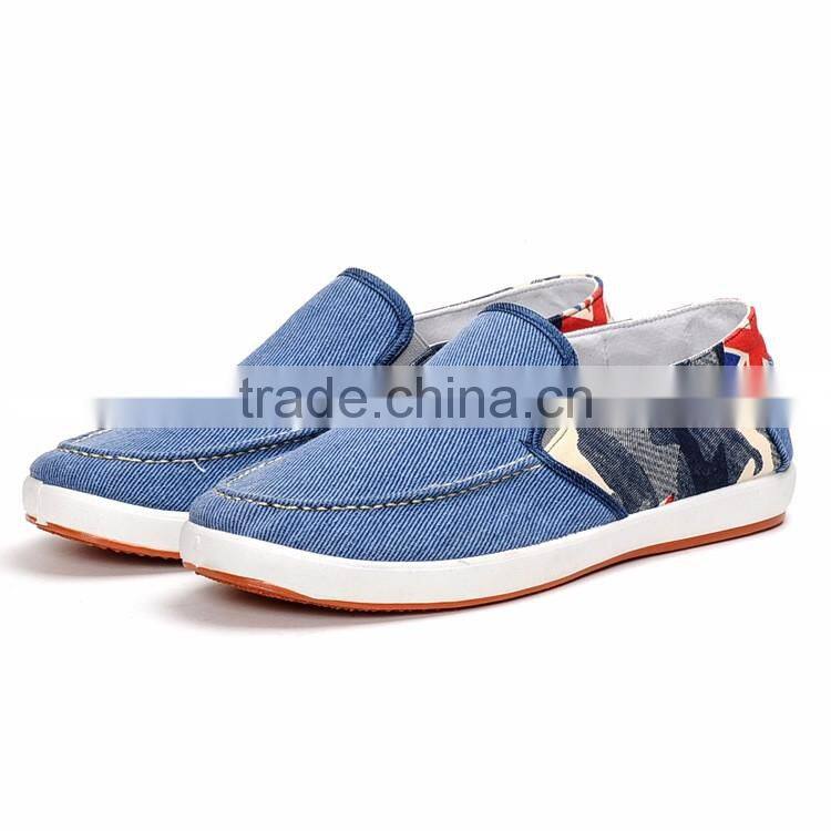 2017 New arrival canvas shoes men casual china shoe factory