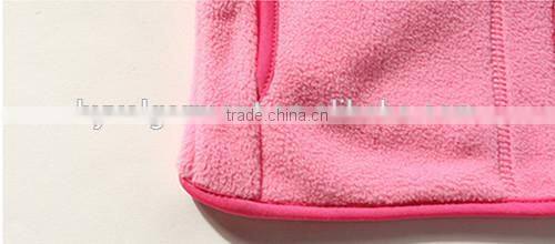 High quality zipper up plain kids hoodie with custom printing