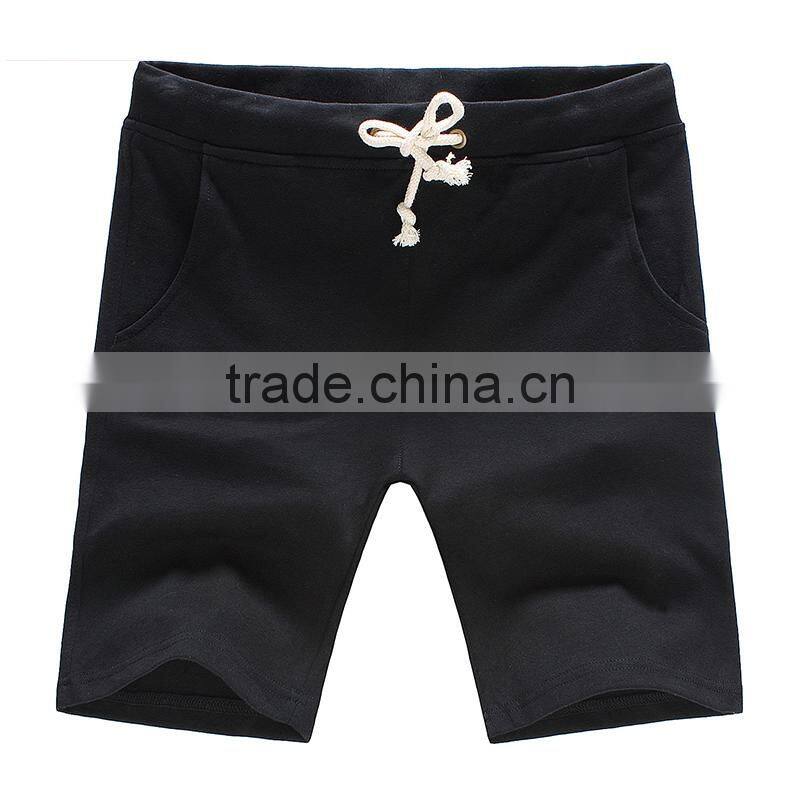 Summer men shorts 100%cotton plain shorts fashion men casual shorts