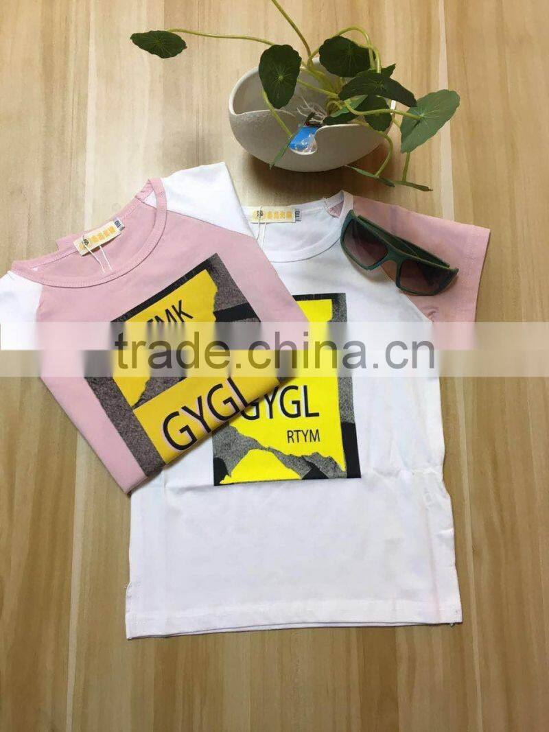 2017 Summer casual baby boy T- shirts Fancy boys holiday beach shirts Kids clothing