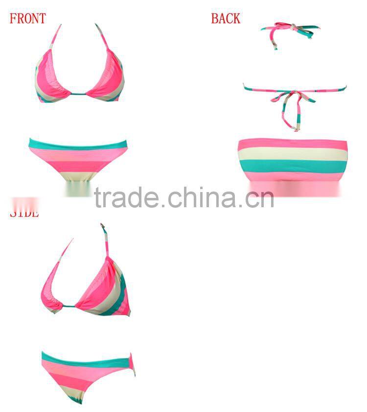Top Sexy High Fashion Women Colorful bikinis in bulk