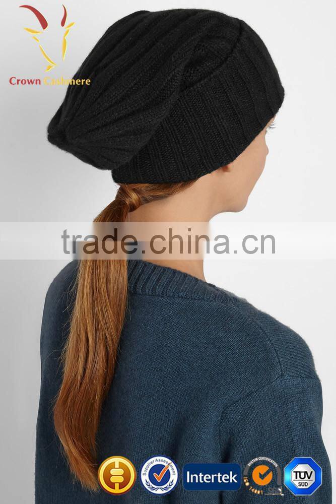 Cashmere Knitted Hat/Custom Knitted Hat in Different Color/Hand Knitted Hat