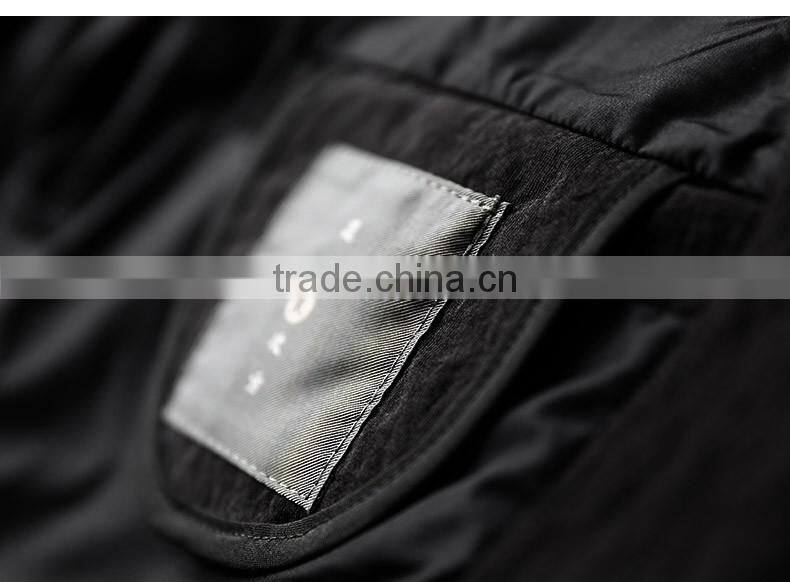 wholesale winter coats fixed hood long 100% cotton winter jacket men