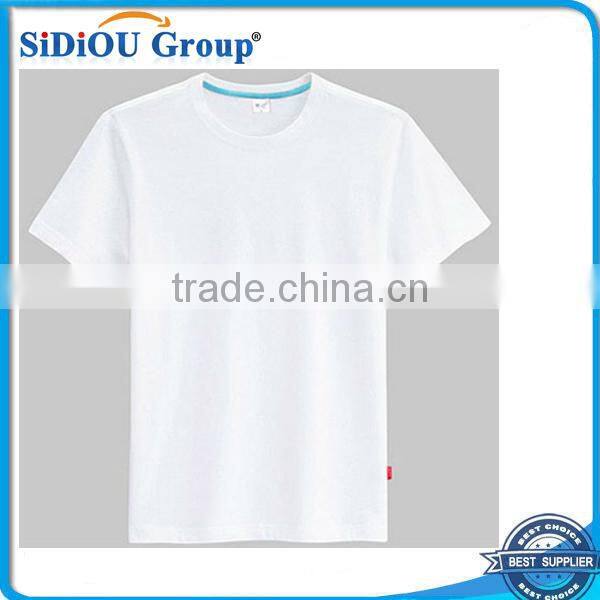 100% cotton blue collar white wholesale graphic t-shirts