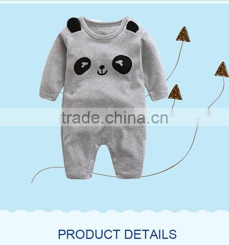 Animal pattern infant custom baby summer rompers