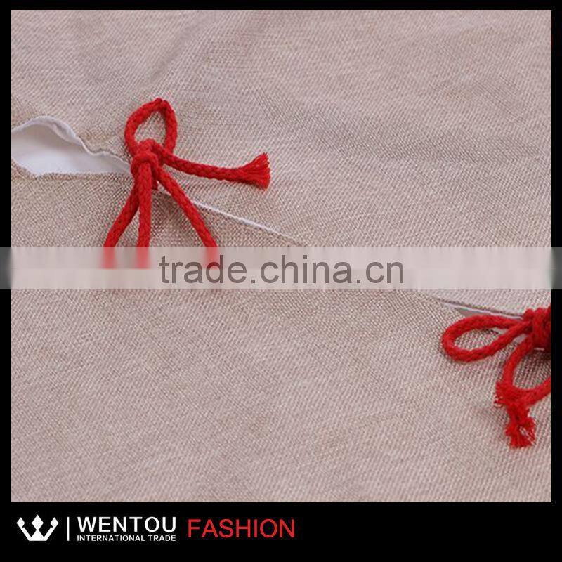 Double Ruffle Burlap Christmas Tree Skirt