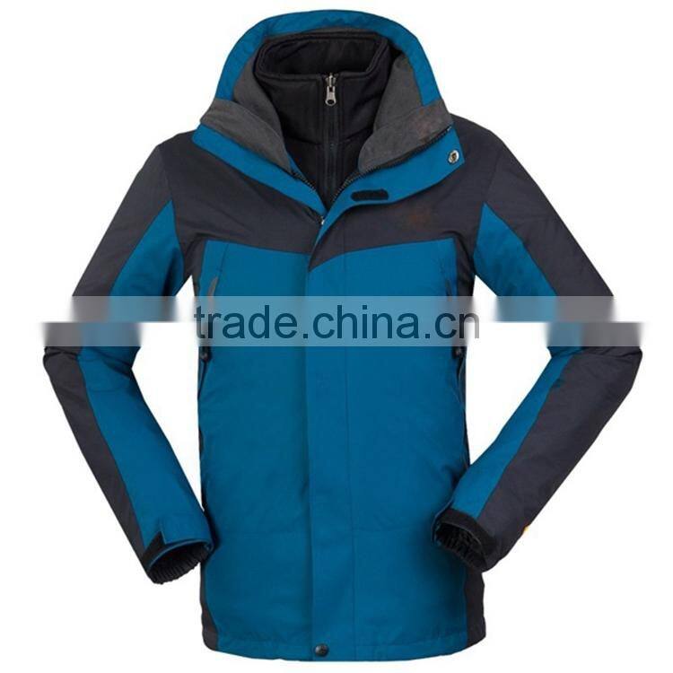 most popular men winter outdoor jacket with fold away hood