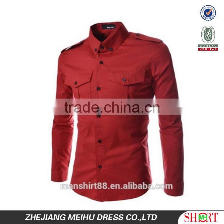 button down uniform multiple color men shirts