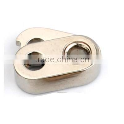 Metal alloy stoppers toggle cord locks Drawstring lock one holes for 3mm 4mm cord STP-022