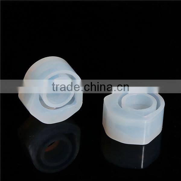 Wholesale Finger Ring White Faceted Silicone Resin Mold