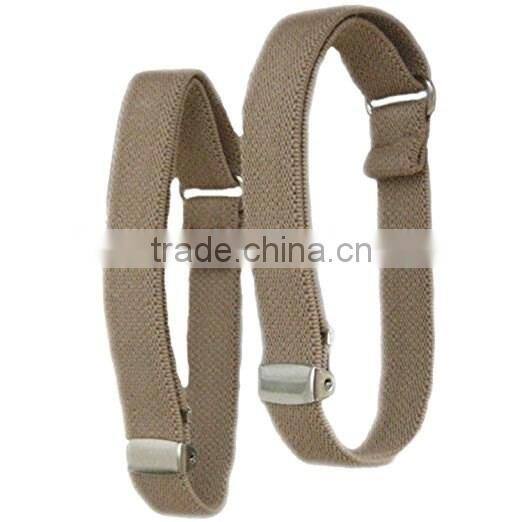 Shirt Sleeve Garter Cuffs Arm Band Elastic Solid Color Adjustable Armband Sleeve Garter