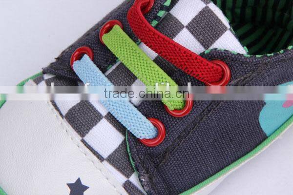 spring 3 colors slip-on printed frog baby walking shoes