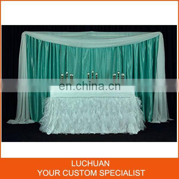 Beautiful Curly Willow Table Skirt Designs For Wedding Decoration