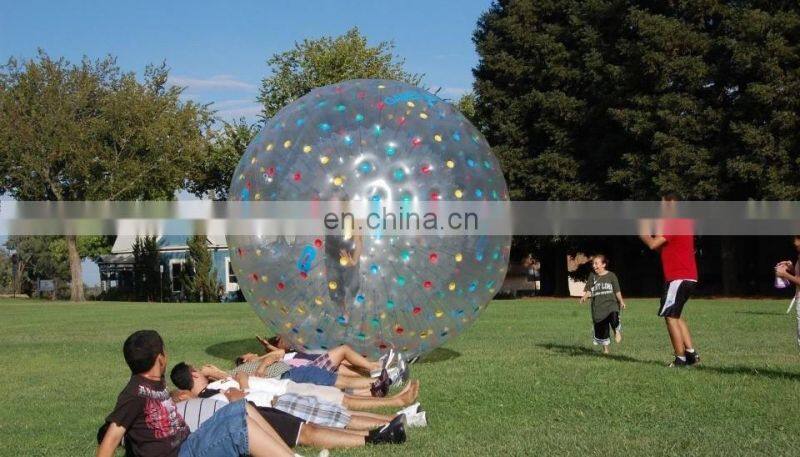 2016 Top selling 0.8mm/1.0mm PVC/TPU inflatable zorb ball for sale