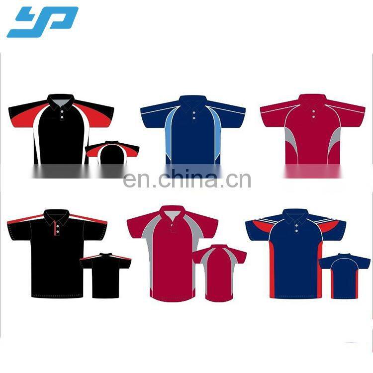 New product custom design sublimation printing cricket jersey men sport t-shirts cricket