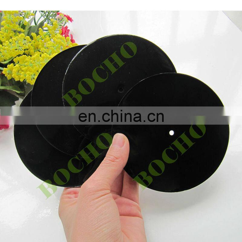 record coaster with customized logo