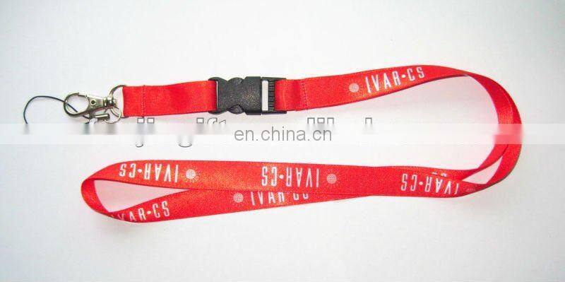 printed satin lanyard, custom satin printed lanyard ,satin polyester lanyard