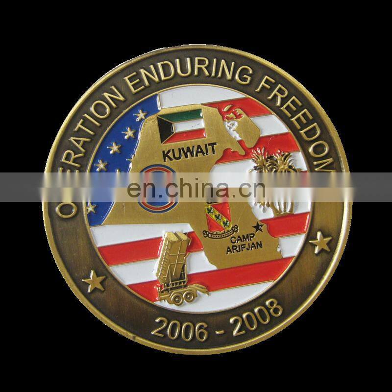 Gift used engraved logo souvenir gold coin