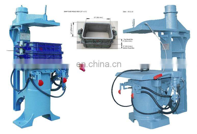 Metal pipe fitting iron foundry sand auto molding machine