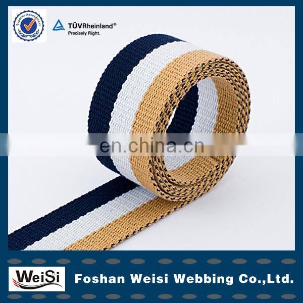 High Quality Canvas Web Belt Material Custom Polyester Webbing