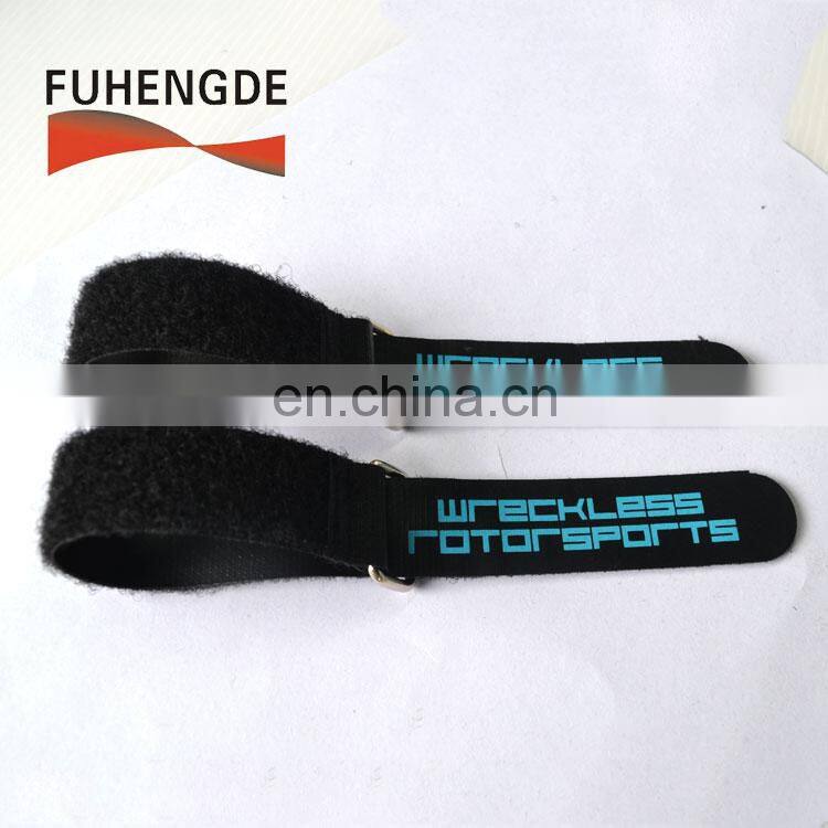 Mental buckle custom logo non slip drone battery strap for FPV