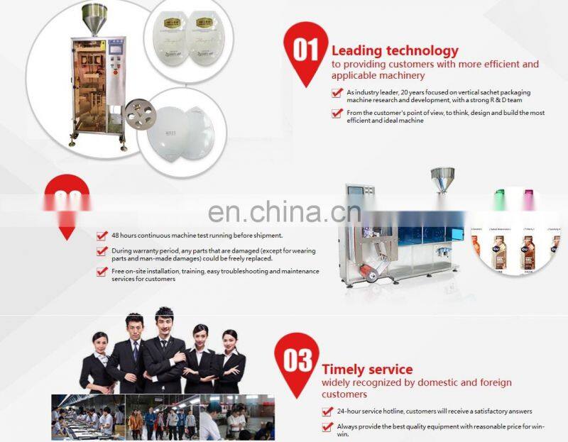 Multi Material Hair Dye Shampoo Sachet Packaging Machine