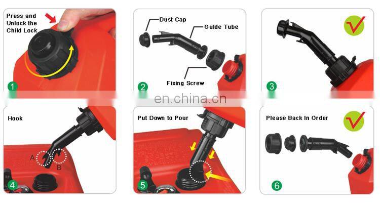 SEAFLO 10L Jerry Can Portable Diesel Gas Tank