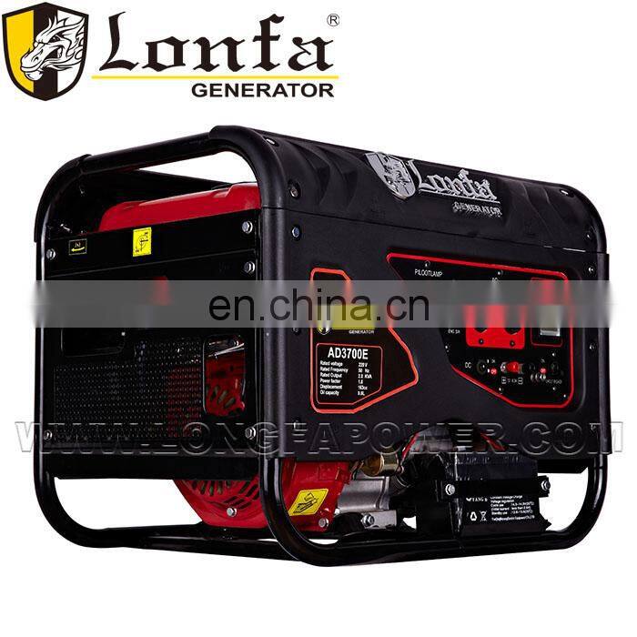 2.5kva copper wire portable silent type gasoline generator