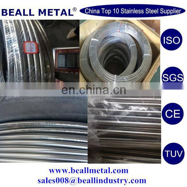 TOP Quality SA213 TP304 304L Seamless Stainless Steel Coil Tube manufacturer