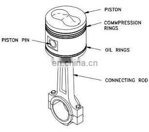 For diesel engine parts Dongfeng truck engine parts piston 5255936