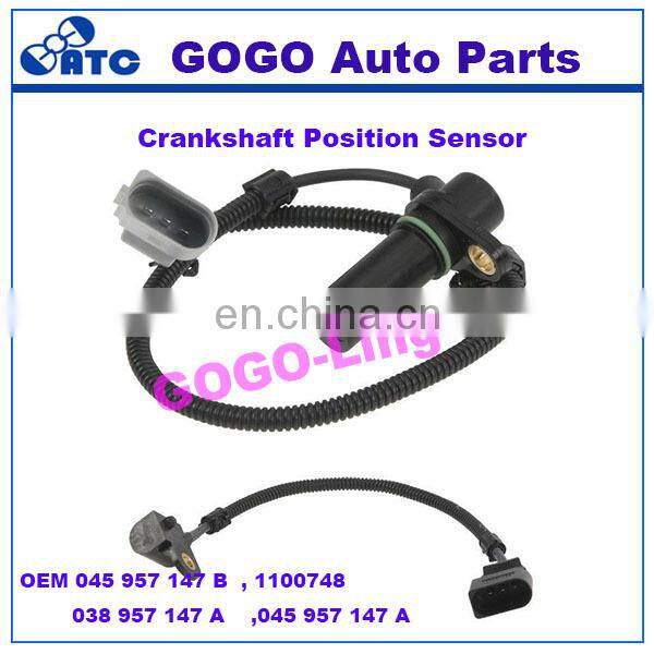 Crankshaft Position Sensor for AUDI SEAT SKODA VW OEM 045957147B 1100748 038957147A 045957147A