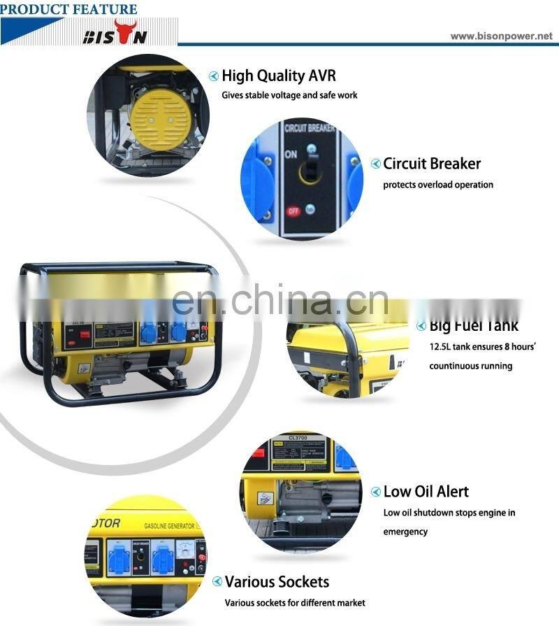 2KW Home Appliance Electric Portable Generator, Portable Power Gasoline Generator